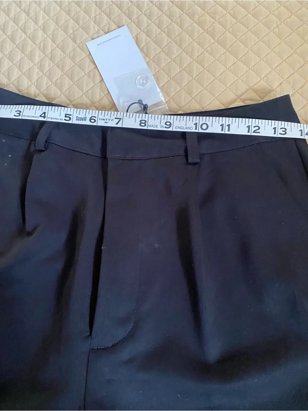 7 For All Mankind Women's Pleated Wide Leg Trousers Size S